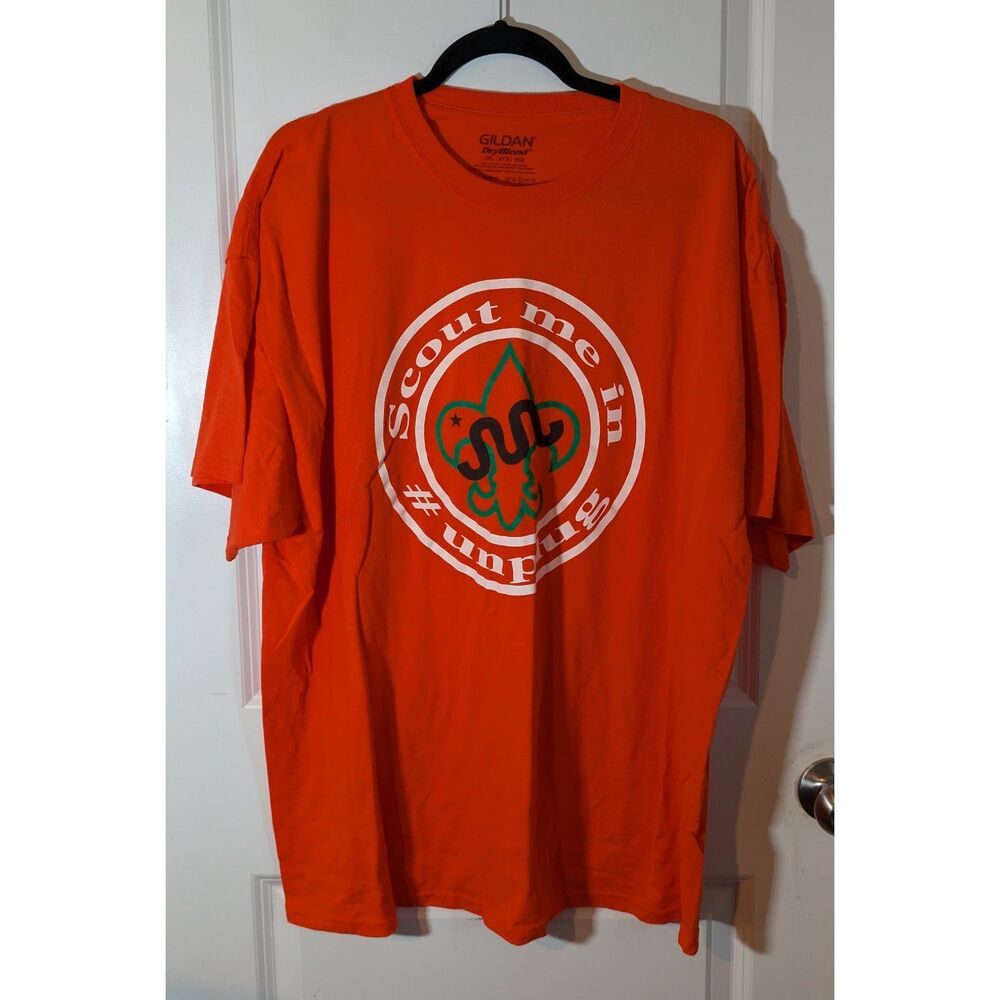 Scout Me In #Unplug Staff T-Shirt Red 2XL